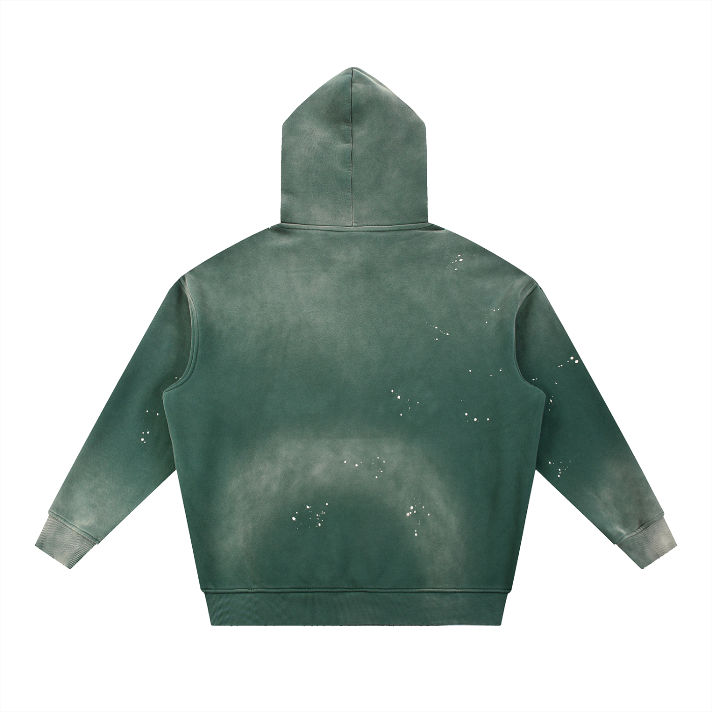 SECOND LINE™ Vintage Washed Frayed Fleece Hoodie