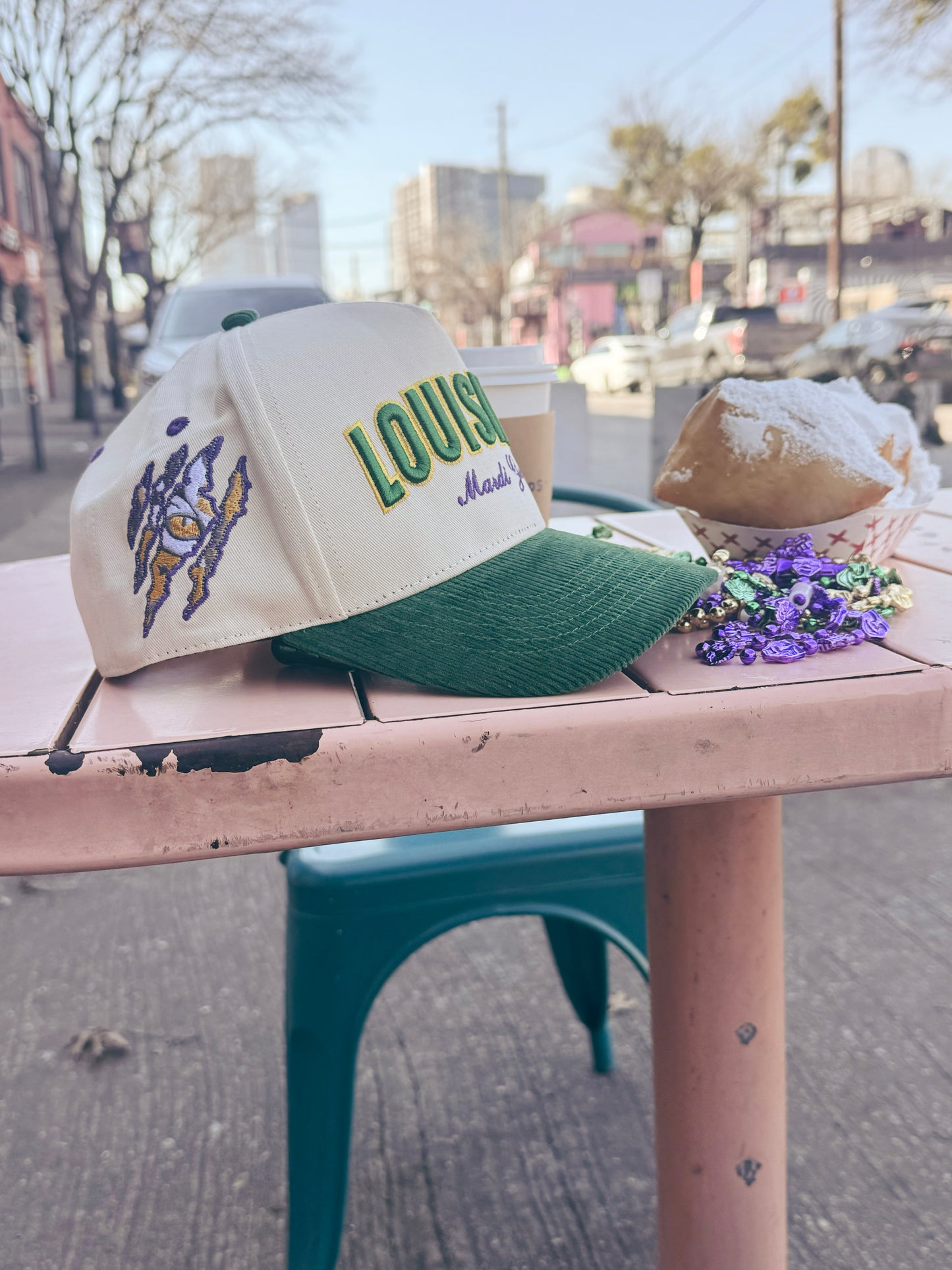 Louisiana Premium Snapback (Mardi Gras inspired)